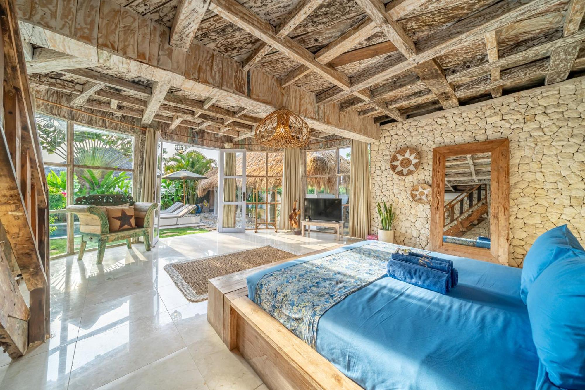 Balangan Beach Villa Idaman Bungalows ジンバラン エクステリア 写真